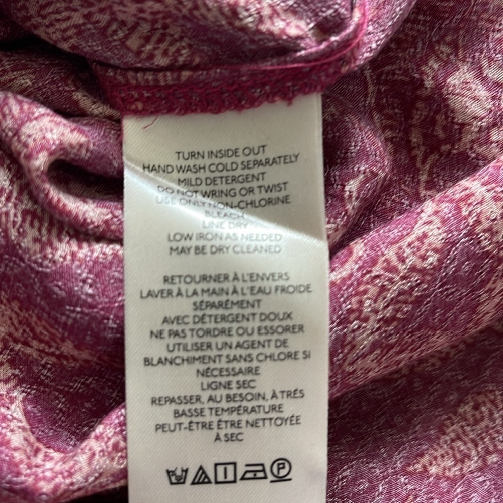 Free People Mia Tunic in Rouge Women's Size S Oversized Boho Cottagecore EUC - Picture 10 of 15